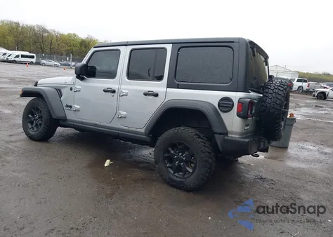 2022 Jeep Wrangler Unlimited Willys Sport 4X4 from USA, damaged, VIN 1C4HJXDM9NW272685